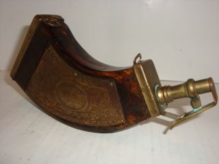 Vintage Antique 1790 1830 Ottone Filippo Palat Brass and Wood Gun