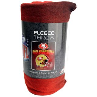 San Francisco 49ers NFL Football Fleece Blanket 50x60 Brand New