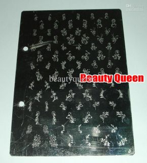 11pcs A K XXL Stamp Stamping Image Plate Nail Art French Full Big