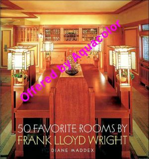 frank lloyd wright 50 favorite rooms rare new mint