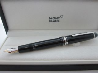 New Montblanc Meisterstuck Le Grand M146P Fountain Pen Platinum
