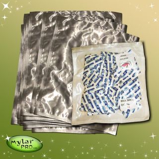  Pro Bags 10x16 300cc Oxygen Absorbers Long Term Food Storage