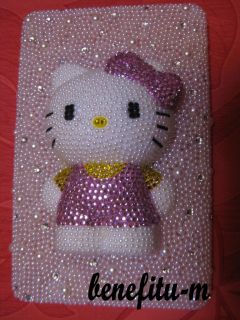 Kindle Fire Cartoon 3D Cute Bling Bling Pearl Crystal Hello Kitty Case