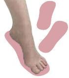 Airbrush Sunless Tanning Sticky Feet Pink 200 PK 100 Pair