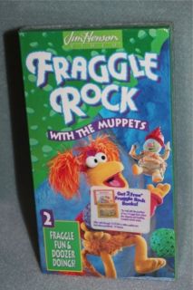 Fraggle Rock 2 Fraggle Fun Doozer Doings VHS 1993 New SEALED