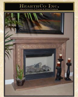 Malibu Fireplace Mantel Mantle Surround Gypsum Precast Mantels