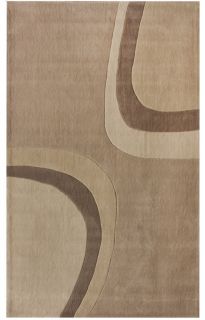 Contemporary Frans Area Rug 8 3 x 11 Ivory Hand Tufted Plush