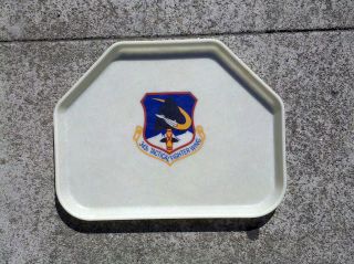 FOOD TRAY, MESS HALL CAFETERIA, 343d TACTICAL FIGHTER WING, 4 PIECES