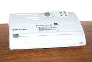  V850 Vacuum Sealing System White Countertop Food Seal Machine