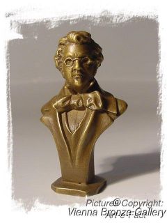 Nice Vienna Bronze Bust of Austrian Composer Franz Schubert