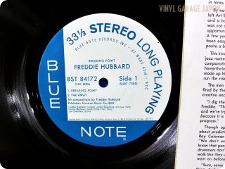 FREDDIE HUBBARD BLUE NOTE / NM WAX Breaking Point BST 84172 JP JAZZ