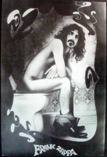 Frank Zappa Toilet Poster Poster Krappa