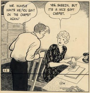 Gasoline Alley 4 8 1940 Frank King Original Skeezix Wallet Comic Strip