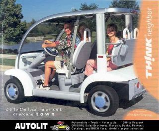 2001 Ford Think Nei Electric Microcar Brochure Norway