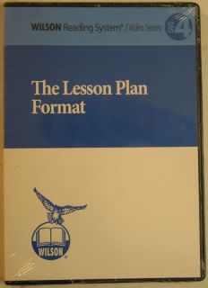 Wilson Reader System The Lesson Plan Format Reading DVD