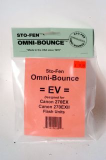  Stofen Omni Bounce EV for Canon 270EX 270EXII Flash Units New