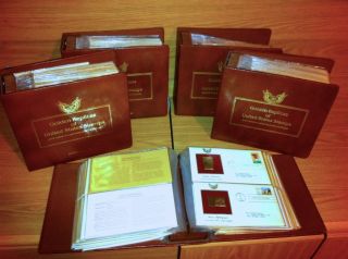 170 First Day Covers w 22K Golden Replicas of stamps 81 to 86