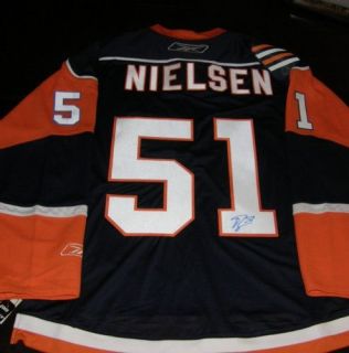 Frans Nielsen Signed 51 New York Islanders Jersey COA