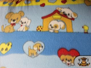 fleece puppy house fabric by the yard