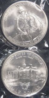 1982 D U.S. MINT GEORGE WASHINGTON UNCIRCULATED SILVER 1/2 DOLLAR