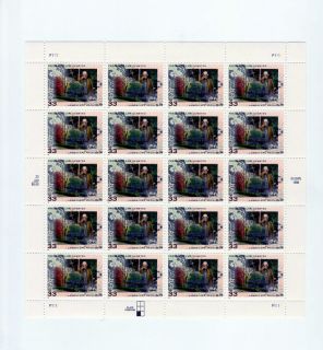  1999 Frederick L Olmsted Sheet of 20 MNH
