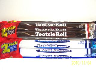  2pk Giant Tootsie Rolls 2 Flavor Choice