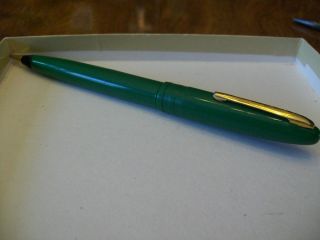 Wearever Green Fountain Pen and Pencil Combined Vintage