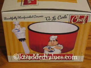 La Carte Chef DIP Bowl Set Tracy Flickinger CIC New