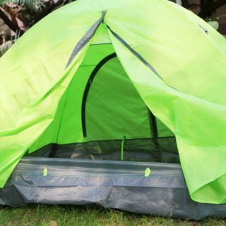 Folding Tent 1 2 Person Four Seasons Aluminum Green Outdoor Camping