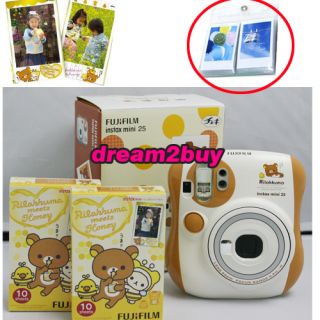 Fuji Instax Mini 25 Rilakkuma Limited Edition Camera +20PCS Cartoon