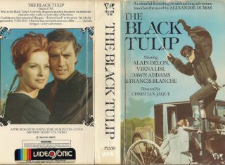 THE BLACK TULIP SUPERB 1964 FRENCH FILM ALAIN DELON IN ENGLISH RARE