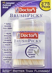 Doctors Brush Picks Interdental Toothpicks 275 Count