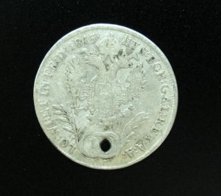 Austrian Coin Francis II Holy Roman Emperor 1815