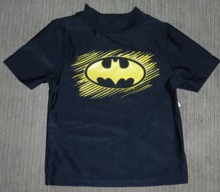  Batman Toddlers Swim Shirt Size 2T