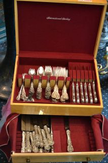 Francis I Sterling Reed Barton 75pc Set 1st First Silver Flateware
