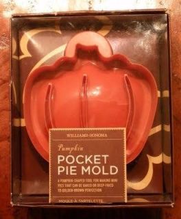Williams Sonoma Pumpkin Pocket Pie Mold Turnover New