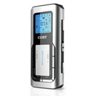 Coby CX90 Silver Digital Pocket Am FM Radio