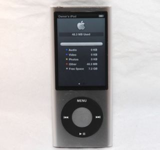 Apple iPod Nano 5th Generation 8GB Silver With FM Radio Tuner, Camera