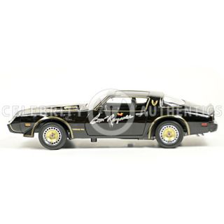 Burt Reynolds George Barris Autographed Smokey and The Bandit Die Cast