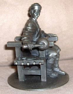 1975 Franklin Mint The Glassblower Pewter Figurine