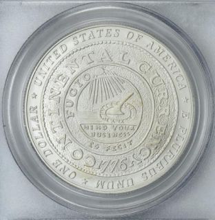 2006 P Benjamin Franklin Founding Father Commemorative Silver Dollar