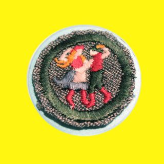 Folk Dancing 1938 Girl Scout Crimped Intermediate Badge Dance Dancer
