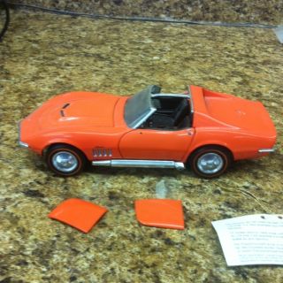 Franklin Mint 1969 Corvette 1 24 Scale As Is