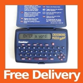 Franklin Electronic Thesaurus Crossword Puzzle Solver Dictionary