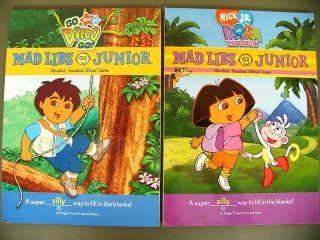  The Explorer Go Diego Mad Libs Junior Fun Word Game Kids Books