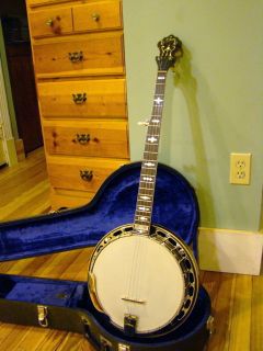Gibson Style RB 3 Mastertone 5 string banjo, Pre war Presto tailpiece