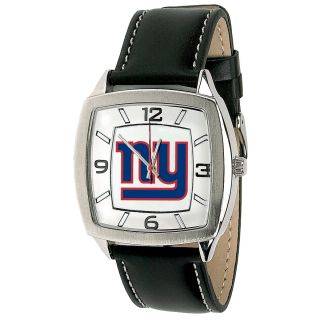 NFL Mens Retro Game Time Logo Watch Square Dial Adjustable Leather