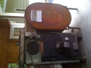 ONEIDA ROYAL HEATER CO WOOD OIL COMBINATION FORCED AIR FURNACE LOCAL