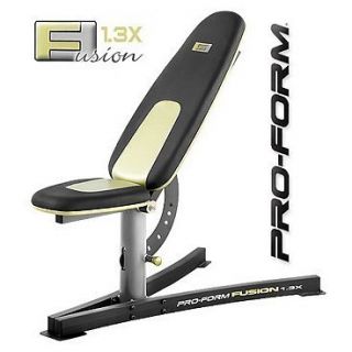  Fusion 1 3X Weight Bench Flat Incline Decline FID 