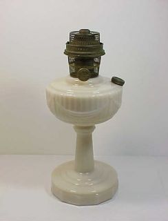 Original Aladdin Alacite Lincoln Drape Oil Kerosene Lamp w Orig Burner